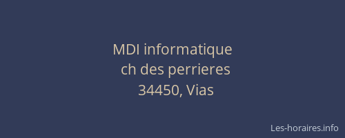 MDI informatique