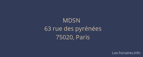 MDSN