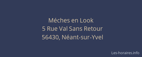 M&eacute;ches en Look