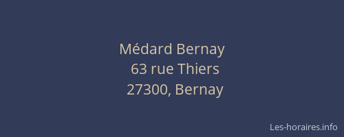 M&eacute;dard Bernay