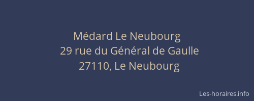 Médard Le Neubourg