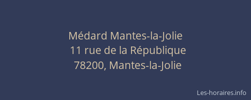 M&eacute;dard Mantes-la-Jolie