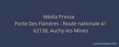 M&eacute;dia Presse&nbsp;