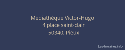 Médiathèque Victor-Hugo