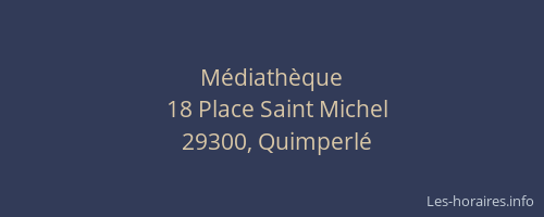 M&eacute;diath&egrave;que