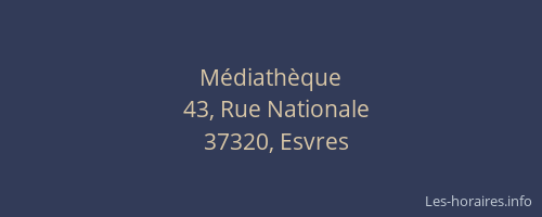 M&eacute;diath&egrave;que