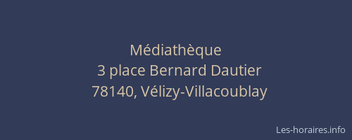 M&eacute;diath&egrave;que