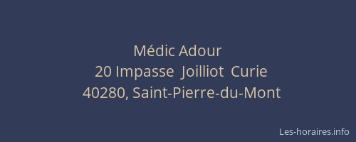 Médic Adour