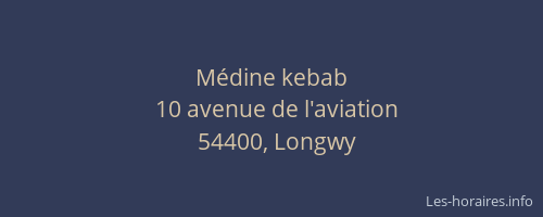 Médine kebab