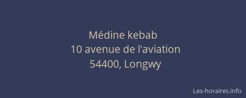 M&eacute;dine kebab