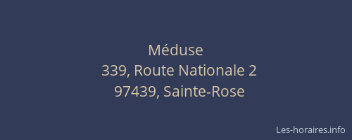 M&eacute;duse