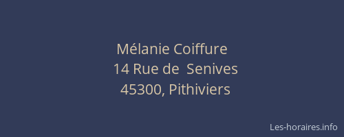 M&eacute;lanie Coiffure