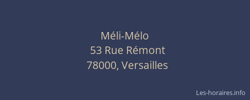 Méli-Mélo