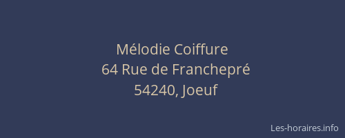 M&eacute;lodie Coiffure