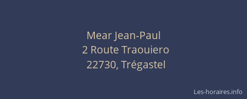 Mear Jean-Paul