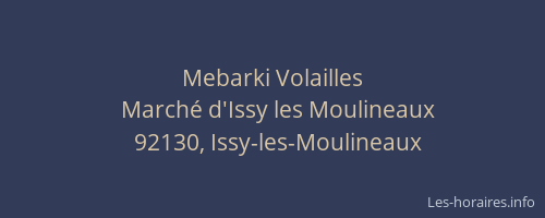 Mebarki Volailles
