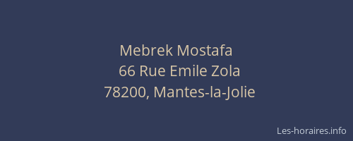 Mebrek Mostafa