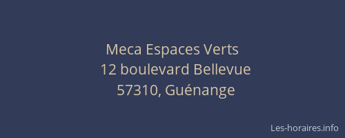 Meca Espaces Verts