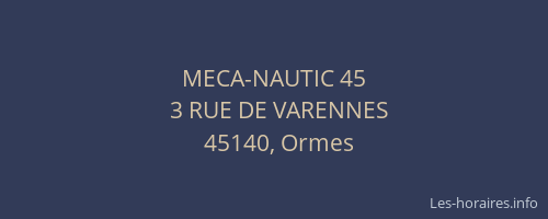 MECA-NAUTIC 45