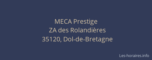 MECA Prestige