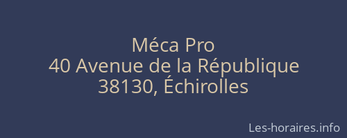 Méca Pro