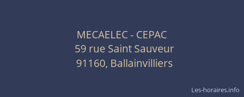 MECAELEC - CEPAC