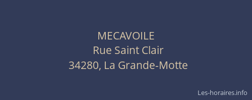 MECAVOILE