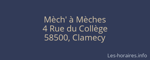 Mèch' à Mèches