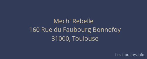 Mech' Rebelle