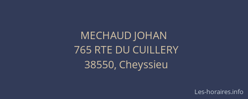 MECHAUD JOHAN
