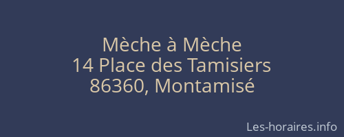Mèche à Mèche