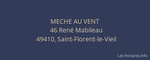 MECHE AU VENT