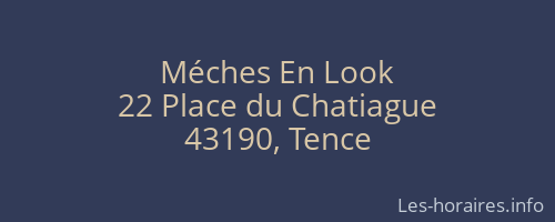 Méches En Look
