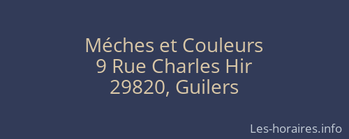 Méches et Couleurs
