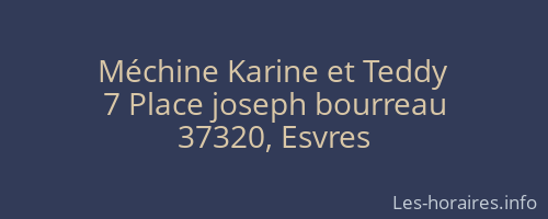 Méchine Karine et Teddy