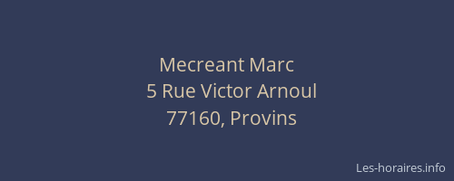 Mecreant Marc
