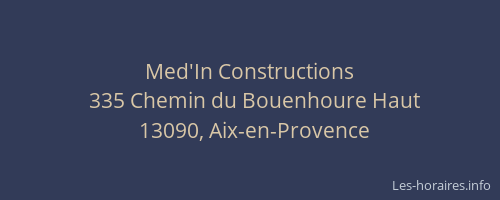 Med'In Constructions