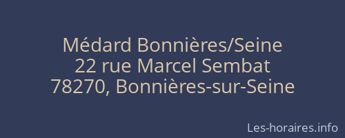 Médard Bonnières/Seine
