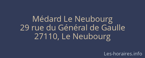 Médard Le Neubourg