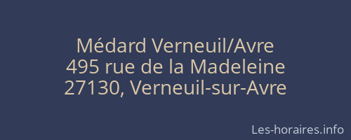 Médard Verneuil/Avre