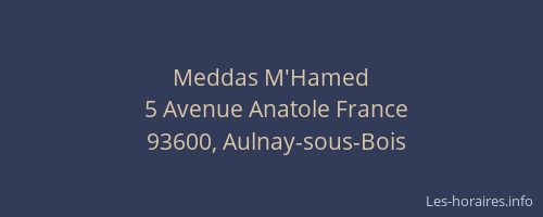 Meddas M'Hamed