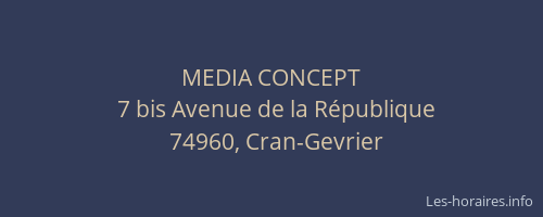 MEDIA CONCEPT