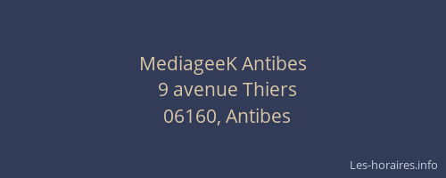 MediageeK Antibes