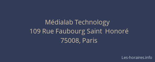 Médialab Technology