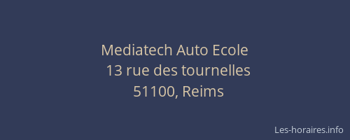 Mediatech Auto Ecole