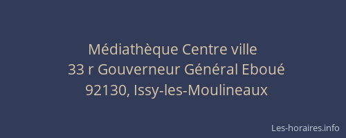 Médiathèque Centre ville