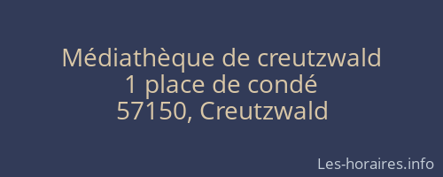 Médiathèque de creutzwald