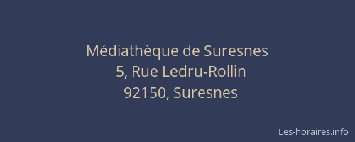 Médiathèque de Suresnes