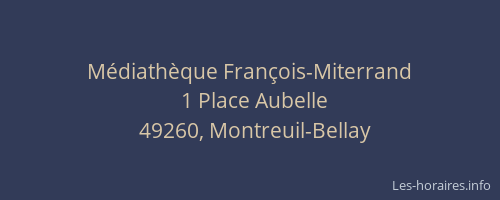 Médiathèque François-Miterrand