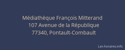 Médiathèque François Mitterand